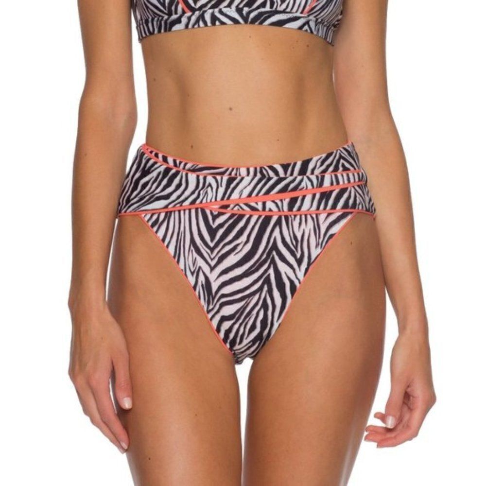 BECCA Animal Kingdom High Waist Bikini Bottoms